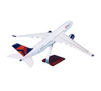 copy airplane model 1:125 47cm finished product Airplane Aircrafts A350-900 for Delta ABS metal Plane Model Collection