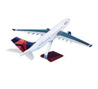 copy airplane model 1:135 47cm Airplane Die Casting Aircrafts For A330-300 Delta Replica Plane Model Collection