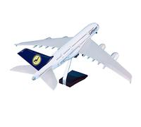 copy airplane model 1:160 46cm Finished Product With Wheels Airplane Aircrafts Airbus A380 For Lufthansa Plane Model Collection