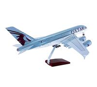copy airplane model 1:160 46cm With Wheels Airplane Aircrafts Airbus A380 Qatar Airways For Alloy Die Cast Plane Model Collection