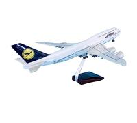 copy airplane model 1:160 47cm With Wheels Airplane Finished Product Aircrafts Boeing B747-8 For Lufthansa Plane Model Collection