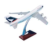copy airplane model 1:230 30cm Airplane Aircrafts Boeing B747-400 For Cathay Pacific Metal Die Casting Plane Model Collection