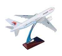 copy airplane model 1:240 30cm Airplane Aircrafts Boeing B777-300 For China Eastern Scale Die Casting Plane Model Collection