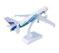 copy airplane model 1:320 18.5cm With Wheels Airplane ircrafts Airbus A320-200 For Bangkok Air Plane Model Collection