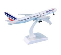 copy airplane model 1:400 18.5cm With Wheels Airplane Aircrafts Boeing B777-300er For Air France ABS Metal Plane Model Collection