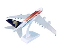 copy airplane model 1:400 18.7cm ABS Metal Airplane Aircrafts Airbus A380 For Singapore Airlines 50th Plane Model Collection