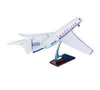 copy airplane model 1:70 45cm Static With Wheels Airplane Aircrafts Gulf Stream G650 For House Color Original Plane Model Collection
