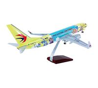 copy airplane model 1:85 47cm With Wheels & Led Light Airplane Aircrafts For Boeing B737-800 China Eastern Plane Model Collection