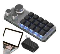 Copy Keyboard, Shortcut Keyboard - Hand Programmable Mechanical Keypad, Multifunctional Macro Keypad, Work and Accessories for PC, Computer, Laptop