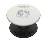 Copy Moon Joy Celestial Aesthetic Full Moon Botanical 3 PopSockets Adhesive PopGrip