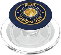 Copy Moon Joy Retro Vintage Yellow Full Moon Lunar Space 3 PopSockets PopGrip for MagSafe