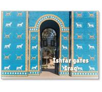 Copy of Ishtar Gates in Babylon Ruins, Iraq, Fridge Magnet