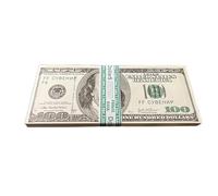 Copy Prop Fake Money Old 100 DOLLAR Bills, Novelty Currency Notes for Entertainment, Movies, Games, Money guns and Party Decorations