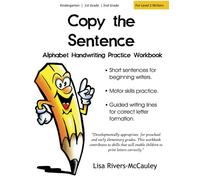 Copy the Sentence: Alphabet Handwriting Penmanship Practice Workbook