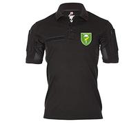 Copytec #37600 Tactical Polo Shirt FschJgBtl 262 Paratroopers Battalion German Army, black, M