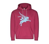 Copytec Airborne Forces Pegasus Parachute Regiment British Army FschJg England Great Britain Crest Hoodie #19037 - Red - XX-Large