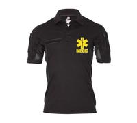 Copytec Alfa Medical Doctor Life Saving Hero Polo Shirt #32945, Black, M