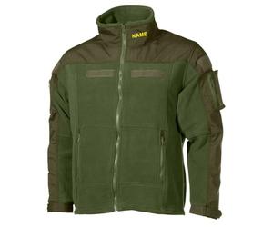 Copytec Ambulance Combat Fleece Jacket Embroidered Paramedic Emergency Doctor Field Doctor #32201, olive, L
