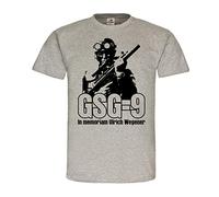 Copytec GSG-9 In Memoriam Ulrich Wegener Federal Border Protection Special Unit Germany Police #23797, gray, XL