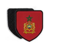 Copytec Patch Landespatch Morocco Rabat King Mohammed of the 6th Arabia Islam Star King Coat of Arms Lion #21946