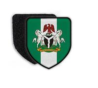Copytec Patch Nigeria Abuja Buhari Naira English Country Crest Flag Horses Eagle Pride Home #21953
