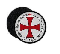 Copytec Patch Non Nobis Domine Non Nobis SED nomini tuo da gloriam motto 9 cm #34104