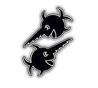 Copytec U-Boot 96 Laughing Swordfish Sawfish Stickers Each 25 x 20 cm #A5636