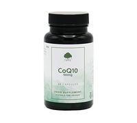 CoQ10 100mg Supplement - High Absorption Ubiquinone - Natural Energy, Heart & Mitochondrial Support - 60 Vegan Capsules - Made in the UK - G&G Vitamins