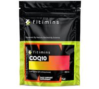 CoQ10 200mg | Daily Support Supplement | 60 Vegan Capsules | 2-Month Supply | High Strength Ubiquinone Coenzyme Q10 | Supports Wellbeing, Energy & Healthy Ageing | UK-Made Supplement | Fitimins