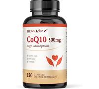 CoQ10 300mg - 120 Capsules - High Absorption - Non-GMO - Gluten-Free - Coenzyme Q10 Supplement - CoQ10 Capsules