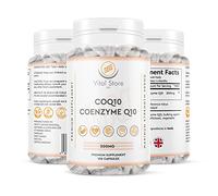 CoQ10 300mg - 120 Vegan Capsules (4 Month Supply) - CoEnzyme Q10 Naturally Fermented Ubiquinone Coenzyme - High Strength UK MADE