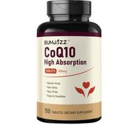 CoQ10 300mg Tablets, 150 Count - High-Absorption Coenzyme Q10 for Heart Health, Cellular Energy & Antioxidant Support, Non-GMO & Gluten-Free
