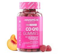 CoQ10 Gummies - 250mg High Strength CoQ10 Supplement - 60 Gummies - Coenzyme Q10 with EPA, DHA, Vitamin B3 & Zinc - Co Enzyme CQ10 Naturally Fermented High Absorption CQ10 Supplement - Novomins