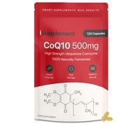 CoQ10 Supplement 500mg CoEnzyme Q10 - High Strength Naturally Ferme...