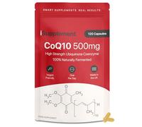 CoQ10 Supplement 500mg CoEnzyme Q10 - High Strength Naturally Fermented CoQ10 Ubiquinone by iSupplement| 120 One-Per-Day Micro Tablets (4-Month Supply)