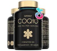 CoQ10 Supplement - Coenzyme Q10 High Strength 200mg - 60 Capsules