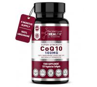 CoQ10 Supplement, Fermented Coenzyme Q10 Ubiquinone, 100mg, 120 Softgels
