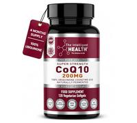 CoQ10 Supplement, Fermented Coenzyme Q10 Ubiquinone, 200mg, 120 Softgels