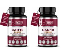 CoQ10 Supplement, Fermented Coenzyme Q10 Ubiquinone, 200mg, 120 Softgels (Pack of 2)