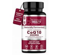 CoQ10 Supplement, Fermented Coenzyme Q10 Ubiquinone, 300mg, 120 Softgels