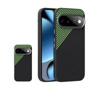 COQUE Case for Google Pixel 11 Pro Micro Embossed Carbon Fiber Series TPU Shock Absorbing And Drop Proof Phone case for Google Pixel 11 Pro(Green)