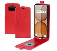 COQUE Case for Nothing Phone (4a), R68 leather Grained Single, Holster Wallet with Card Slot, For Nothing Phone (4a)-Red
