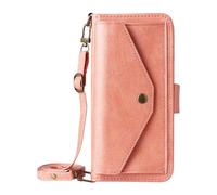 COQUE Case for Oukitel C59 Pro Phone Cover Dual Card Slot PU Cow Texture Compatible With Oukitel C59 Pro Flip Wallet Protective Cover-Pink