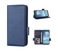 COQUE Case for Xiaomi Poco M8 5G Phone case Pebbled (Shockproof) Flap With Magnetic Closure On The side leather Case With Card Slot-Dark blue