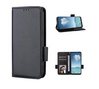 COQUE Case for Xiaomi Poco M8 Pro 5G Phone case Pebbled (Shockproof) Flap With Magnetic Closure On The side leather Case With Card Slot-Black