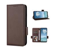 COQUE Case for Xiaomi Poco M8 Pro 5G Phone case Pebbled (Shockproof) Flap With Magnetic Closure On The side leather Case With Card Slot-Brown