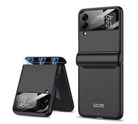 COQUE Galaxy Z Flip 4 Case,Shell Protective Film Integrated Hinged Folding All-inclusive Shell,Folding Phone Cover for Samsung Galaxy Z Flip 4 5G-Black