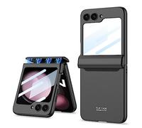 COQUE Galaxy Z Flip 5 Case,Shell Protective Film Integrated Hinged Folding All-inclusive Shell,Folding Phone Cover for Samsung Galaxy Z Flip 5 5G-Black