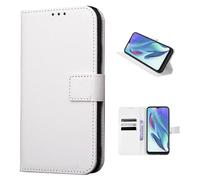 COQUE Magnetic Woven Texture Card Slot Wallet Case for TCL NxtPaper 70 Pro 5G, Flip Cover Case for TCL NxtPaper 70 Pro 5G-White