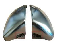 Coque Rétroviseur Voiture For A3 For 8V For S3 Kibowear Side Wing Mirror Covers Caps Silver Matt Chrome Brushed Aluminum 2013-2020(With blind spot hole)